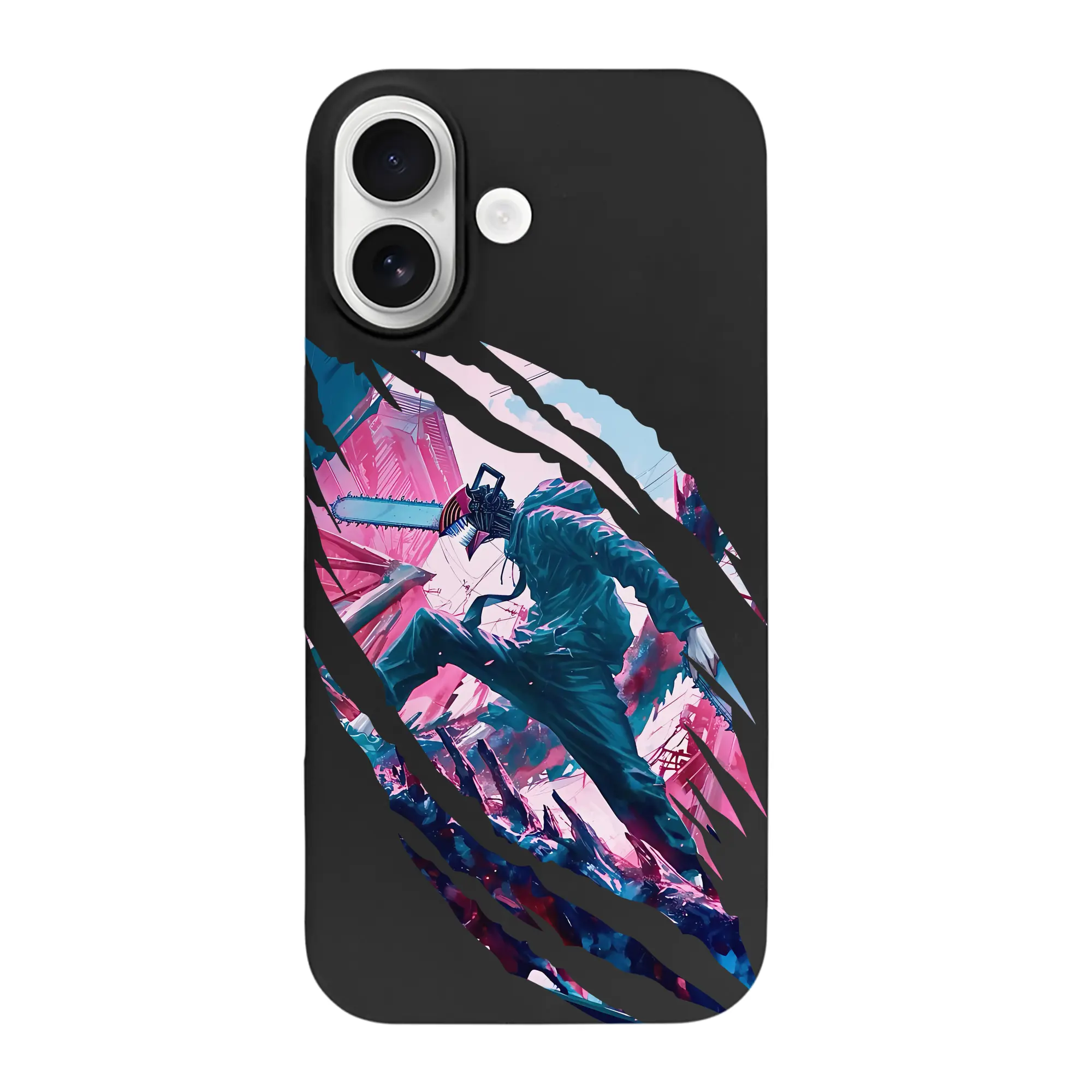 チェンソーマン グッズ,デンジ - iPhone 17 シリーズ シリコンケース 薄型 耐衝撃 指紋防止 ソフトタッチカバー 精密フィット 傷防止 保護ケース iPhone 17/17 Air/17 Pro/17 Pro Max 対応